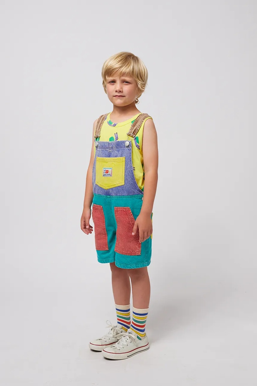 Dětské džínové lacláče Bobo Choses Smiling (obrázek 6)