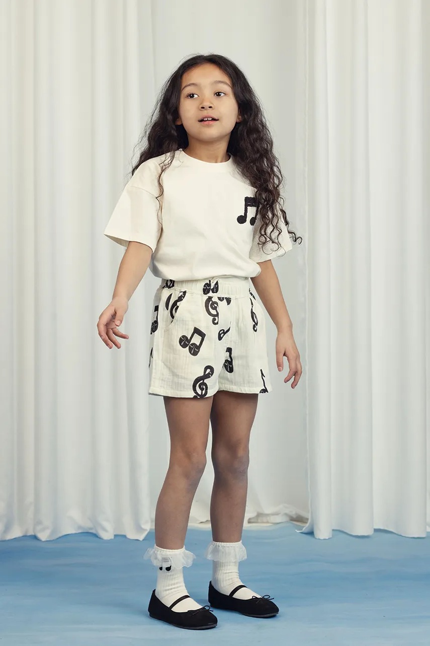 Dětské bavlněné šortky Mini Rodini Note (obrázek 5)