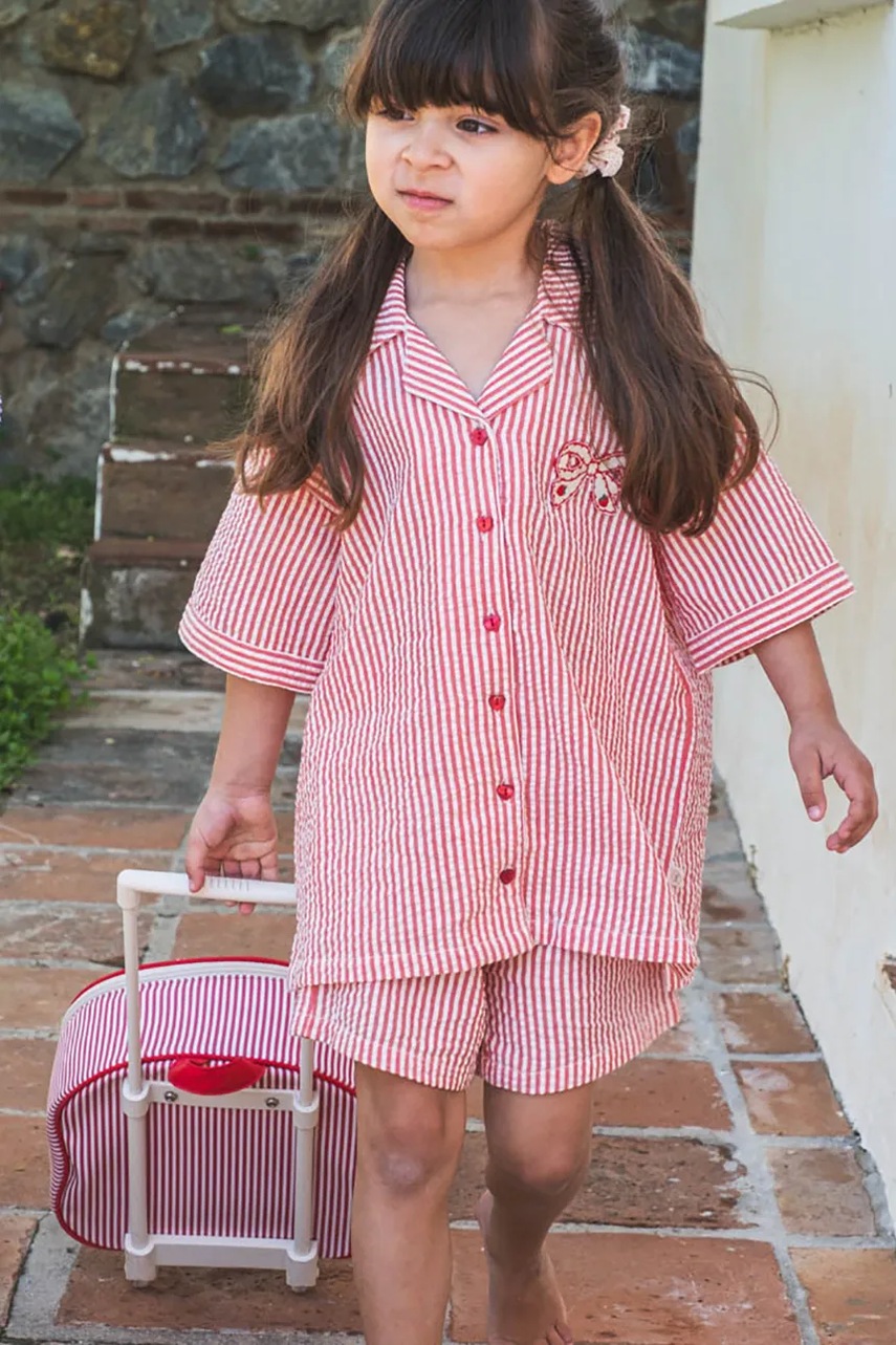 That\'s mine pantaloni scurți din bumbac pentru copii Isa culoarea rosu, modelator, 152563