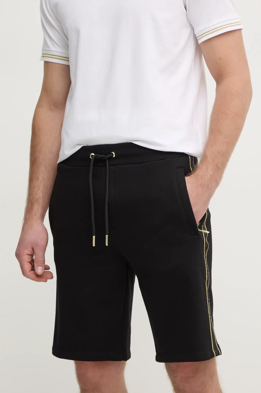 Karl Lagerfeld pantaloni scurti barbati, culoarea negru, 705468.551900 Karl Lagerfeld pantaloni scurti barbati, culoarea negru, 705468.551900