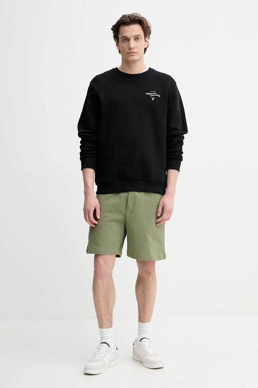 Хлопковые шорты Les Deux мужские цвет зелёный LDM531071 Хлопковые шорты Les Deux мужские цвет зелёный LDM531071