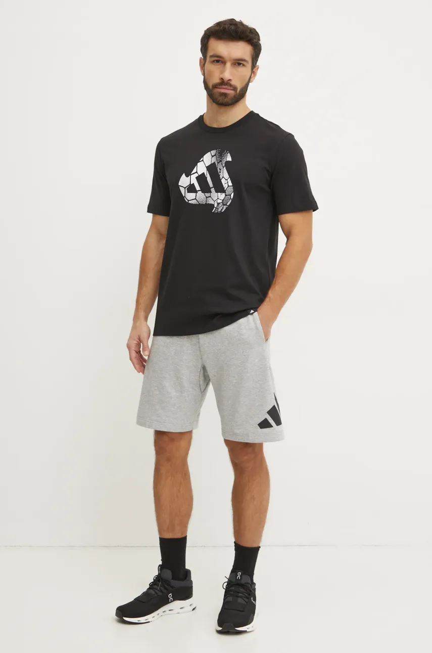 Шорты adidas Essentials мужские цвет серый меланж JE8957 Шорты adidas Essentials мужские цвет серый меланж JE8957