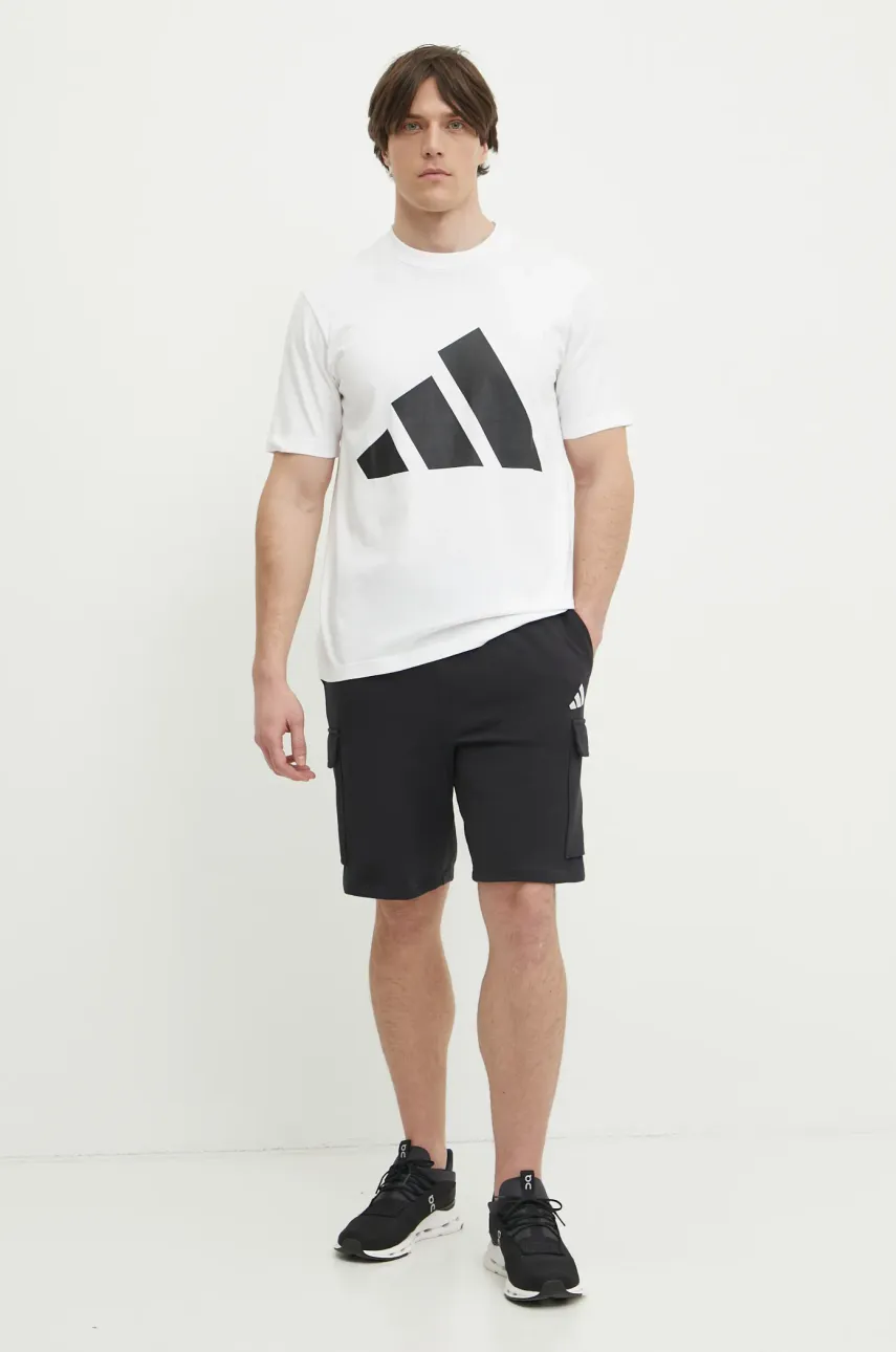 Шорты adidas Feelcozy мужские цвет чёрный JE6291 Шорты adidas Feelcozy мужские цвет чёрный JE6291