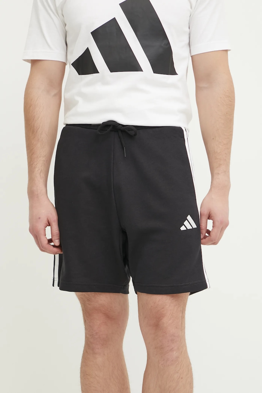 adidas pantaloni scurti Essentials barbati, culoarea negru, JE6414 adidas pantaloni scurti Essentials barbati, culoarea negru, JE6414
