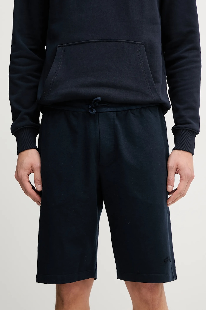 Paul&Shark pantaloni scurți bărbați, culoarea albastru marin, 25411856