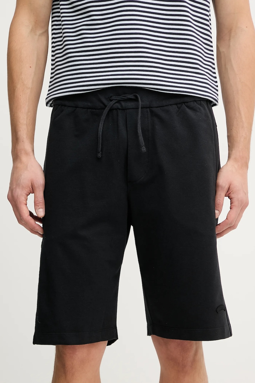 Paul&Shark pantaloni scurți bărbați, culoarea negru, 25411856 Paul&Shark pantaloni scurți bărbați, culoarea negru, 25411856