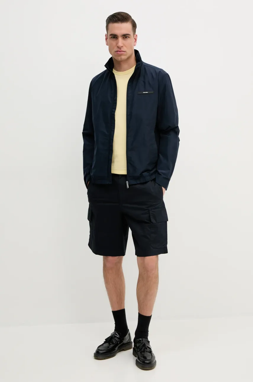 Хлопковые шорты Armani Exchange мужские цвет синий XM000150 AF11882 Хлопковые шорты Armani Exchange мужские цвет синий XM000150 AF11882