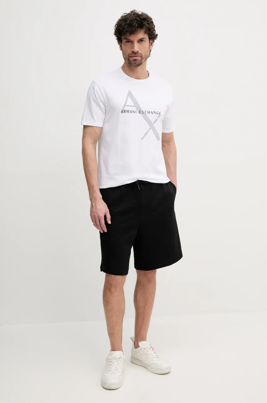 Шорты Armani Exchange мужские цвет чёрный XM000476 AF13037 Шорты Armani Exchange мужские цвет чёрный XM000476 AF13037