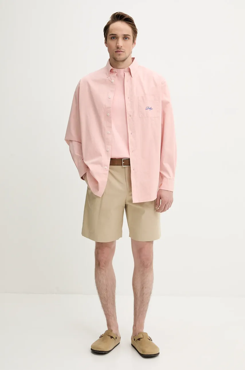 Хлопковые шорты A.P.C. short crew мужской цвет бежевый COHFU.H10198 Хлопковые шорты A.P.C. short crew мужской цвет бежевый COHFU.H10198