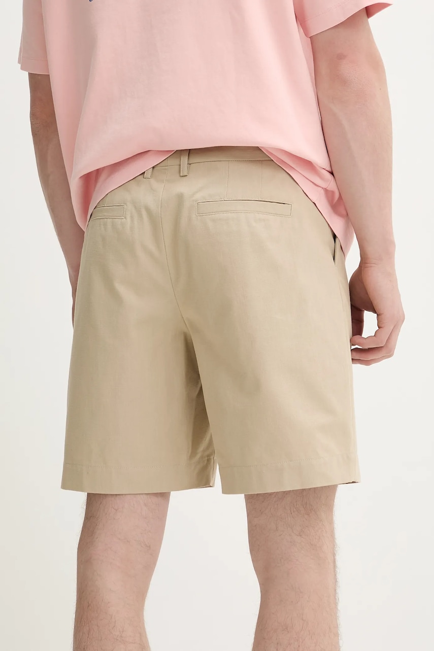 A.P.C. elegantné šortky pánske bavlnené short crew
