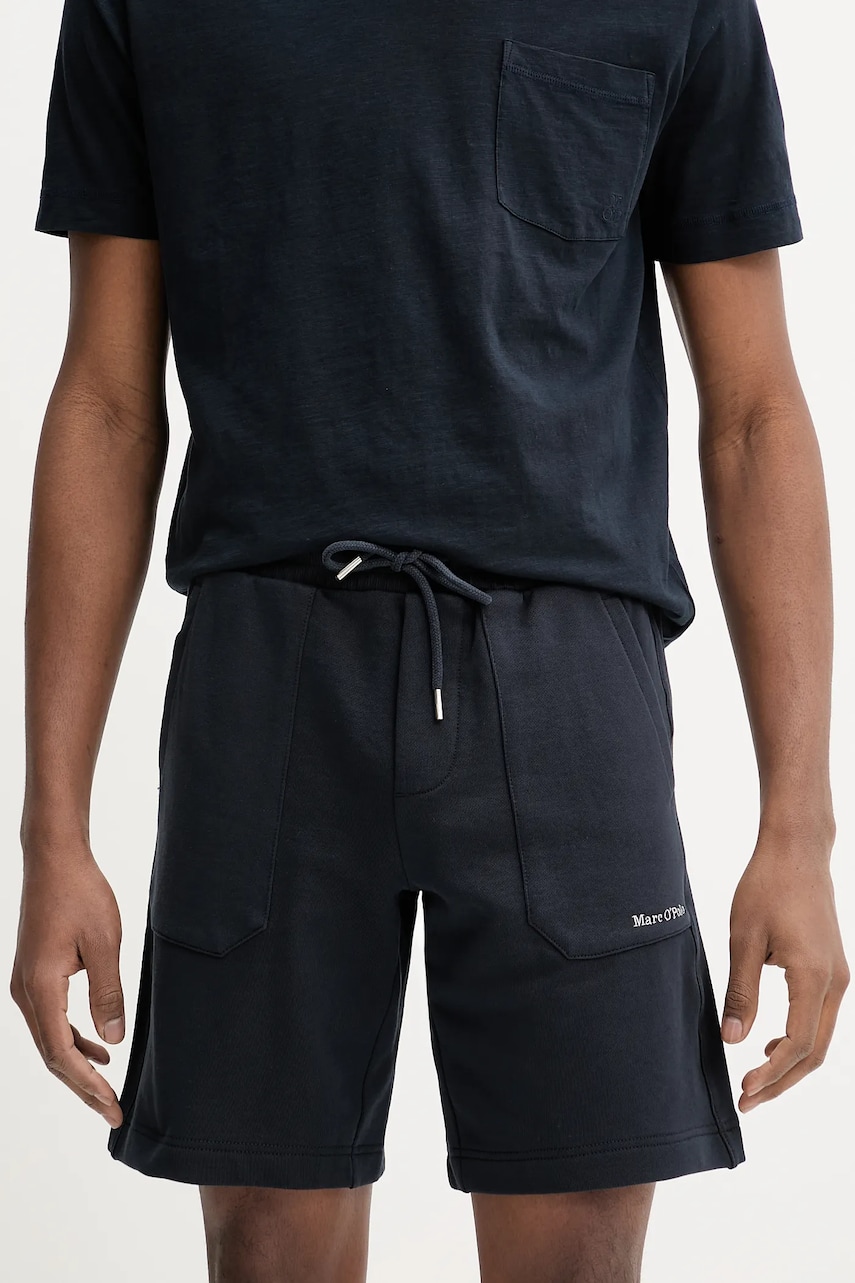 Marc O'Polo pantaloni scurti din bumbac barbati, culoarea albastru marin, 523402417010 Marc O'Polo pantaloni scurti din bumbac barbati, culoarea albastru marin, 523402417010