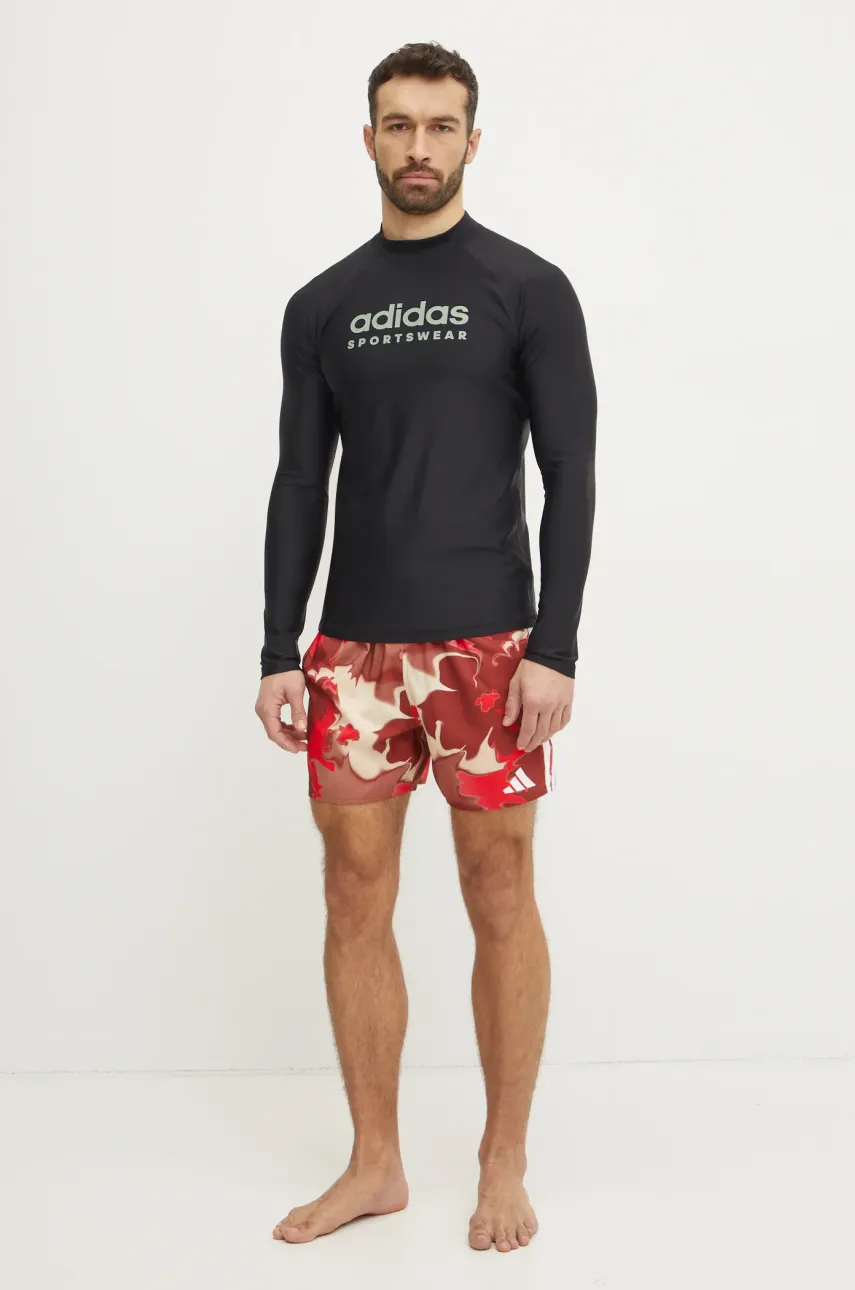 Шорты adidas TIE DYE SH 5IN цвет коричневый JF6092 Шорты adidas TIE DYE SH 5IN цвет коричневый JF6092