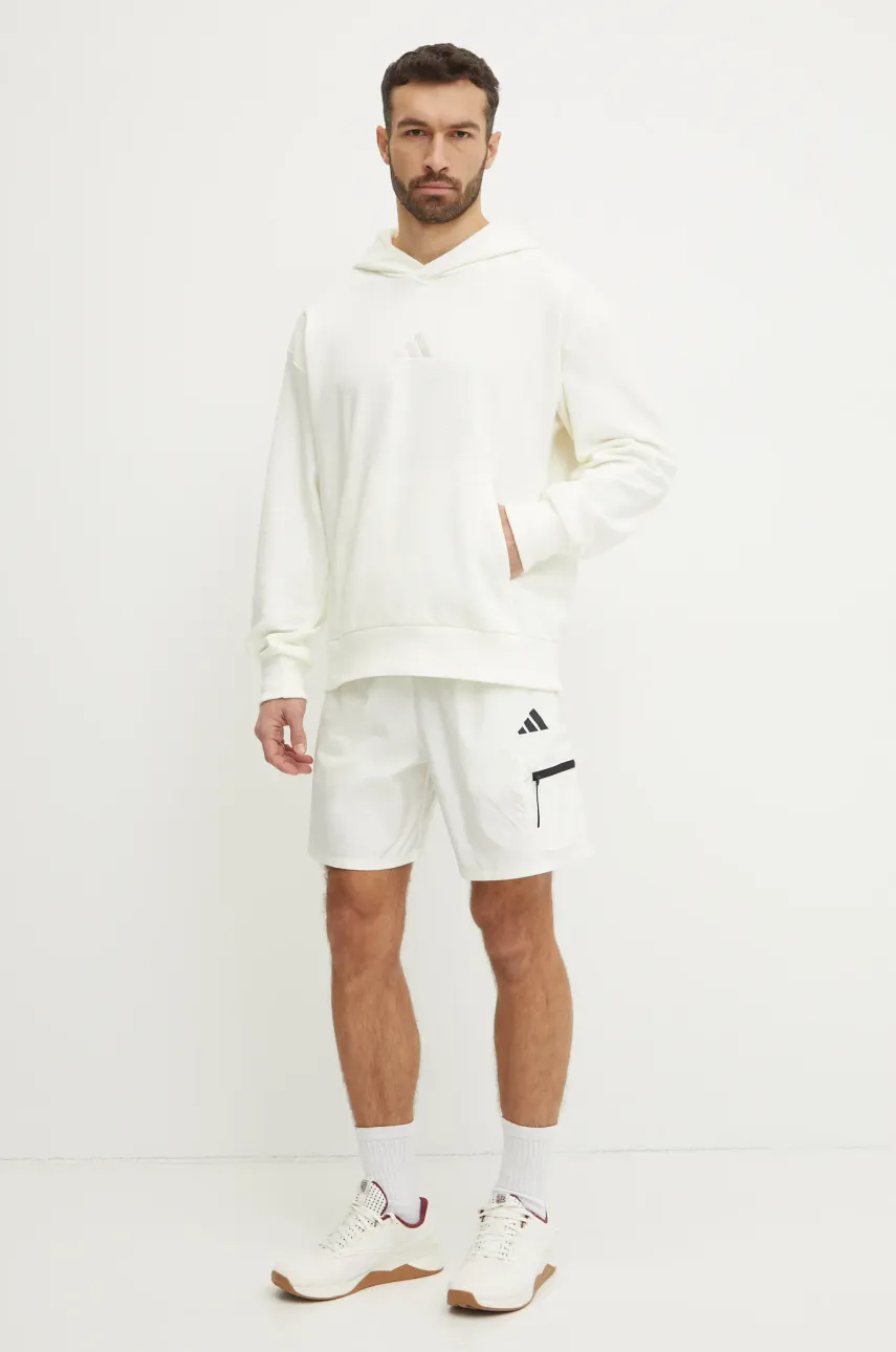 Шорты adidas City Escape мужские цвет бежевый JF3348 Шорты adidas City Escape мужские цвет бежевый JF3348