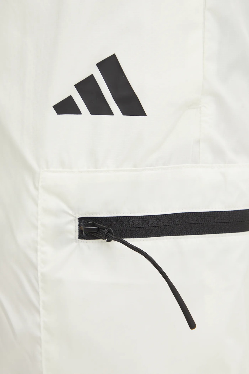 Σορτς adidas City Escape χρώμα: μπεζ, JF3348 φωτογραφία