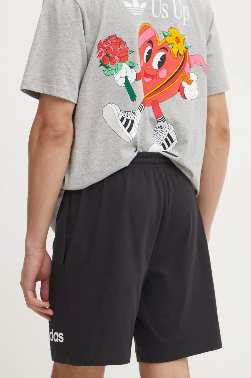 Шорты adidas Essentials Linear мужские цвет чёрный JE9012 Шорты adidas Essentials Linear мужские цвет чёрный JE9012
