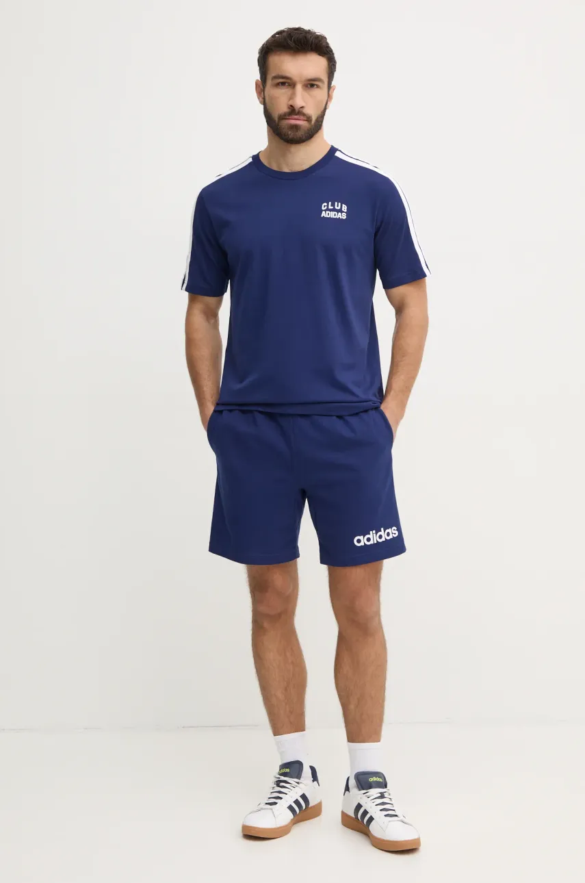 Шорты adidas Essentials Linear мужские цвет синий JE9013 Шорты adidas Essentials Linear мужские цвет синий JE9013