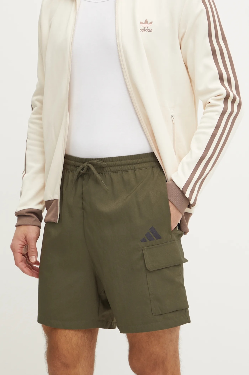 adidas pantaloni scurti Chelsea barbati, culoarea verde, JD1827 adidas pantaloni scurti Chelsea barbati, culoarea verde, JD1827