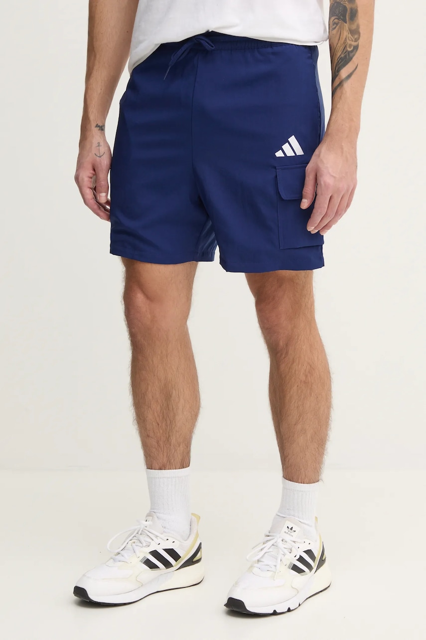 adidas pantaloni scurti Chelsea barbati, culoarea albastru marin, JF3532