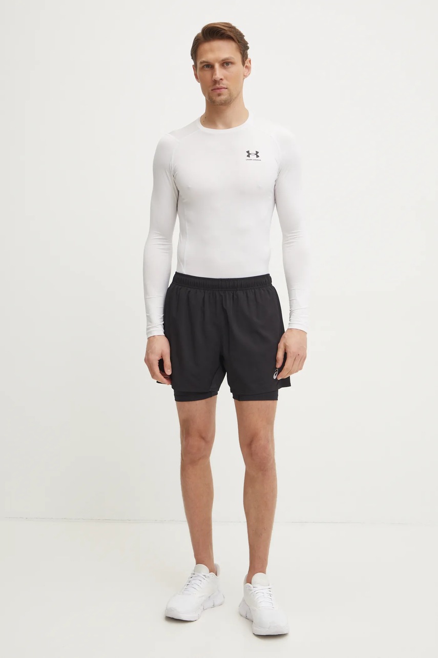 Шорты для бега Asics Core цвет чёрный 2011D218 Шорты для бега Asics Core цвет чёрный 2011D218