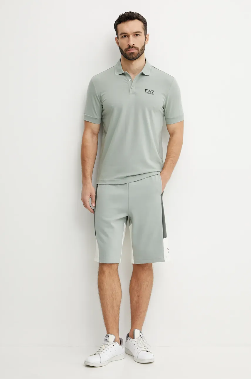 Шорты EA7 Emporio Armani мужские цвет зелёный AF12660.7M000280 Шорты EA7 Emporio Armani мужские цвет зелёный AF12660.7M000280