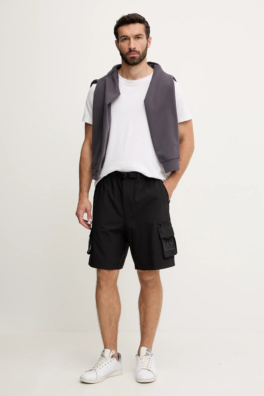 Шорты EA7 Emporio Armani цвет чёрный AF13392.7M000135