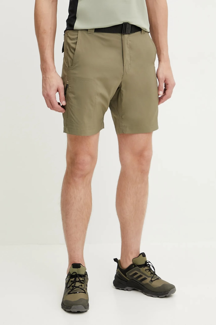 Columbia pantaloni scurți outdoor Silver Ridge culoarea verde, 2030753 Columbia pantaloni scurți outdoor Silver Ridge culoarea verde, 2030753
