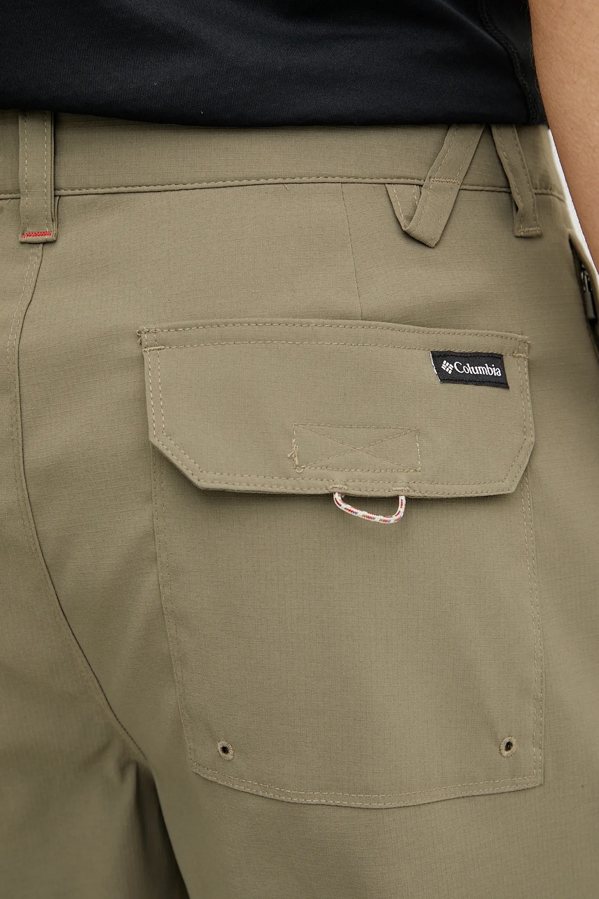 Σορτς εξωτερικού χώρου Columbia Tech Trail χρώμα: πράσινο, 2114764 φωτογραφία