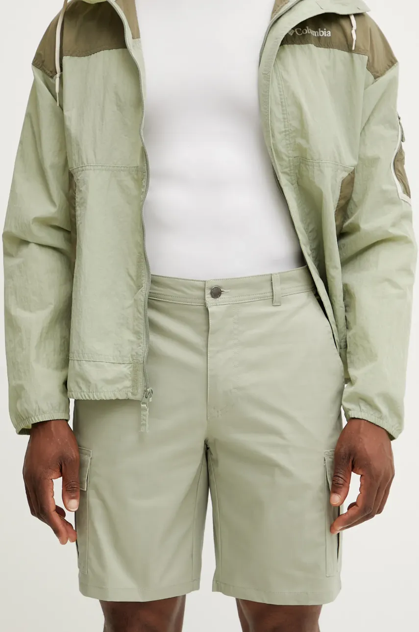 Columbia pantaloni scurți outdoor Rapid Rivers culoarea verde, 2120661