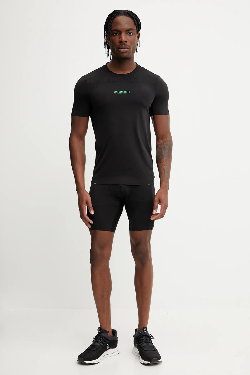 Тренировочные шорты Calvin Klein Performance цвет чёрный LVGMS5L700