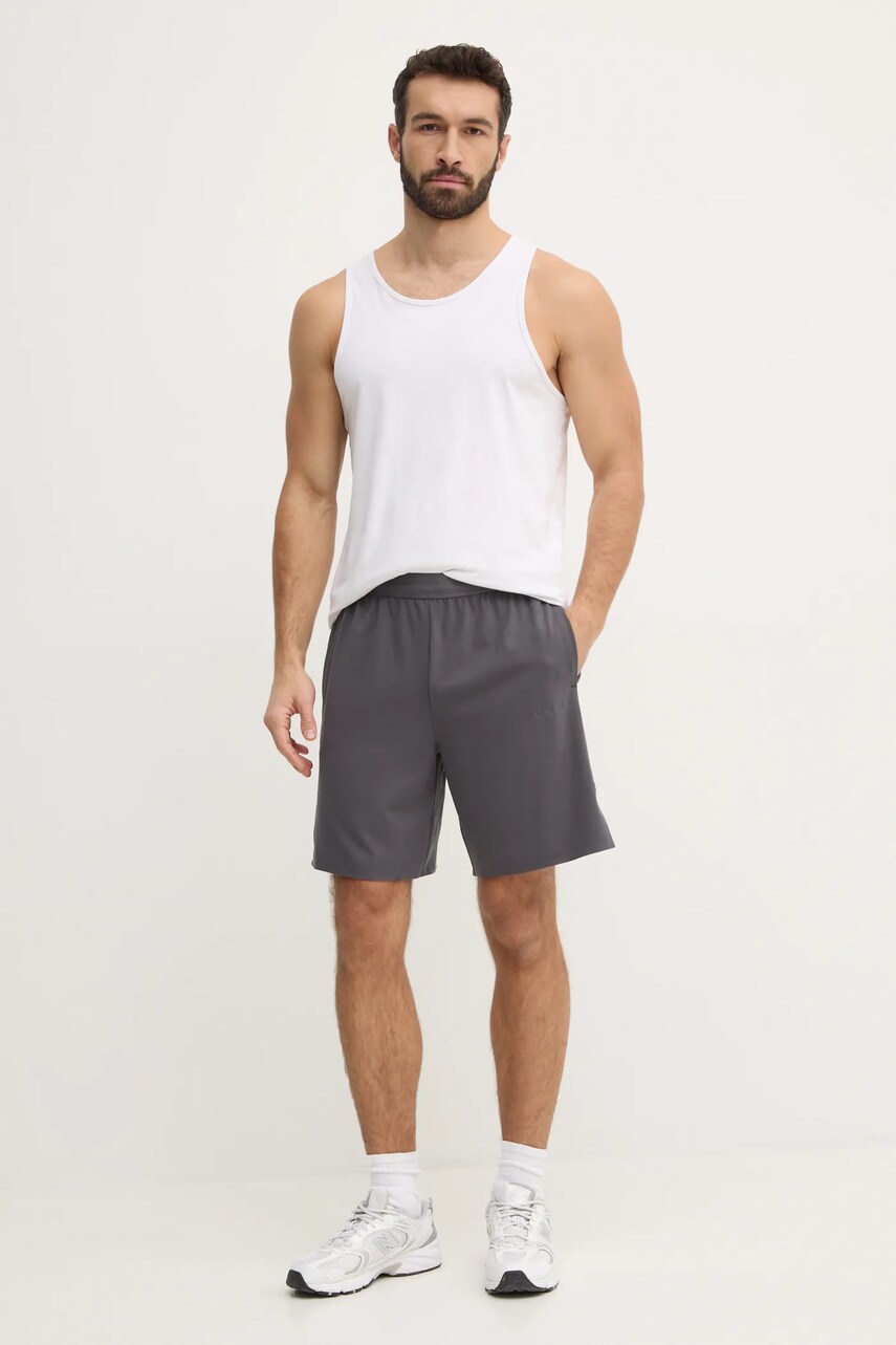 Тренировочные шорты Calvin Klein Performance цвет серый LVGMS5S850 Тренировочные шорты Calvin Klein Performance цвет серый LVGMS5S850