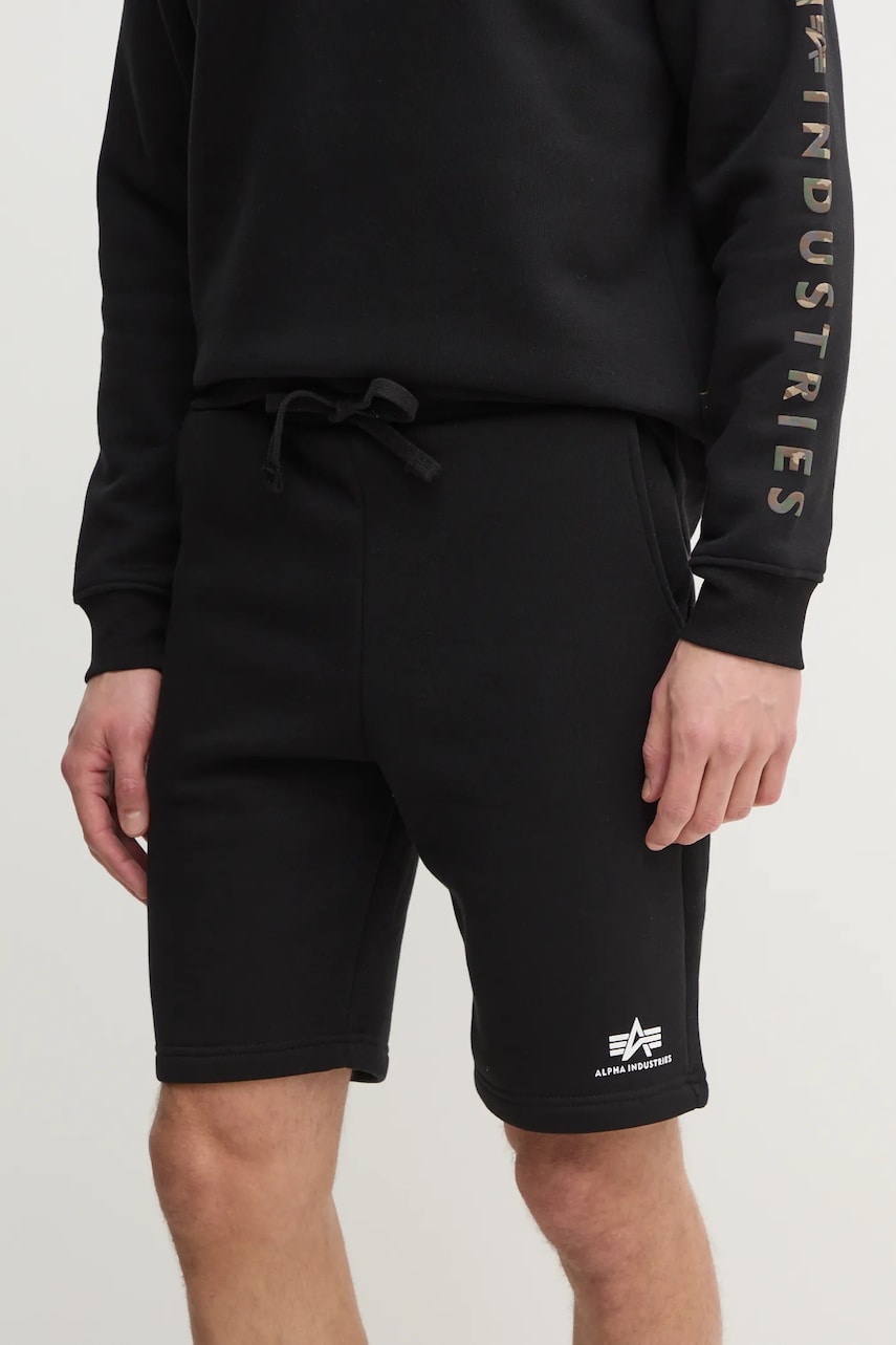 Alpha Industries pantaloni scurti barbati, culoarea negru, 156367 Alpha Industries pantaloni scurti barbati, culoarea negru, 156367