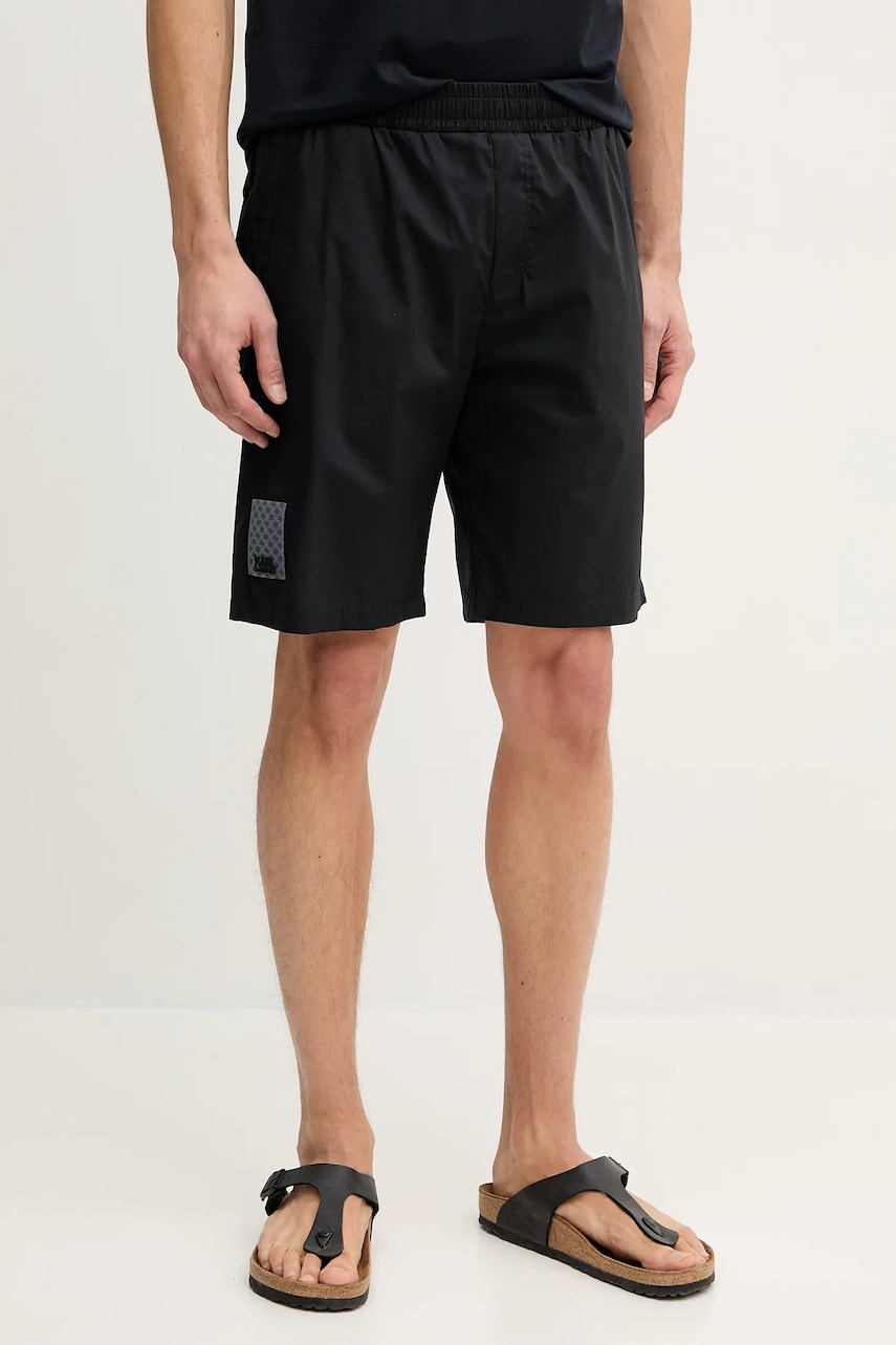 Karl Lagerfeld pantaloni scurți bărbați, culoarea negru, 552600.265709 Karl Lagerfeld pantaloni scurți bărbați, culoarea negru, 552600.265709