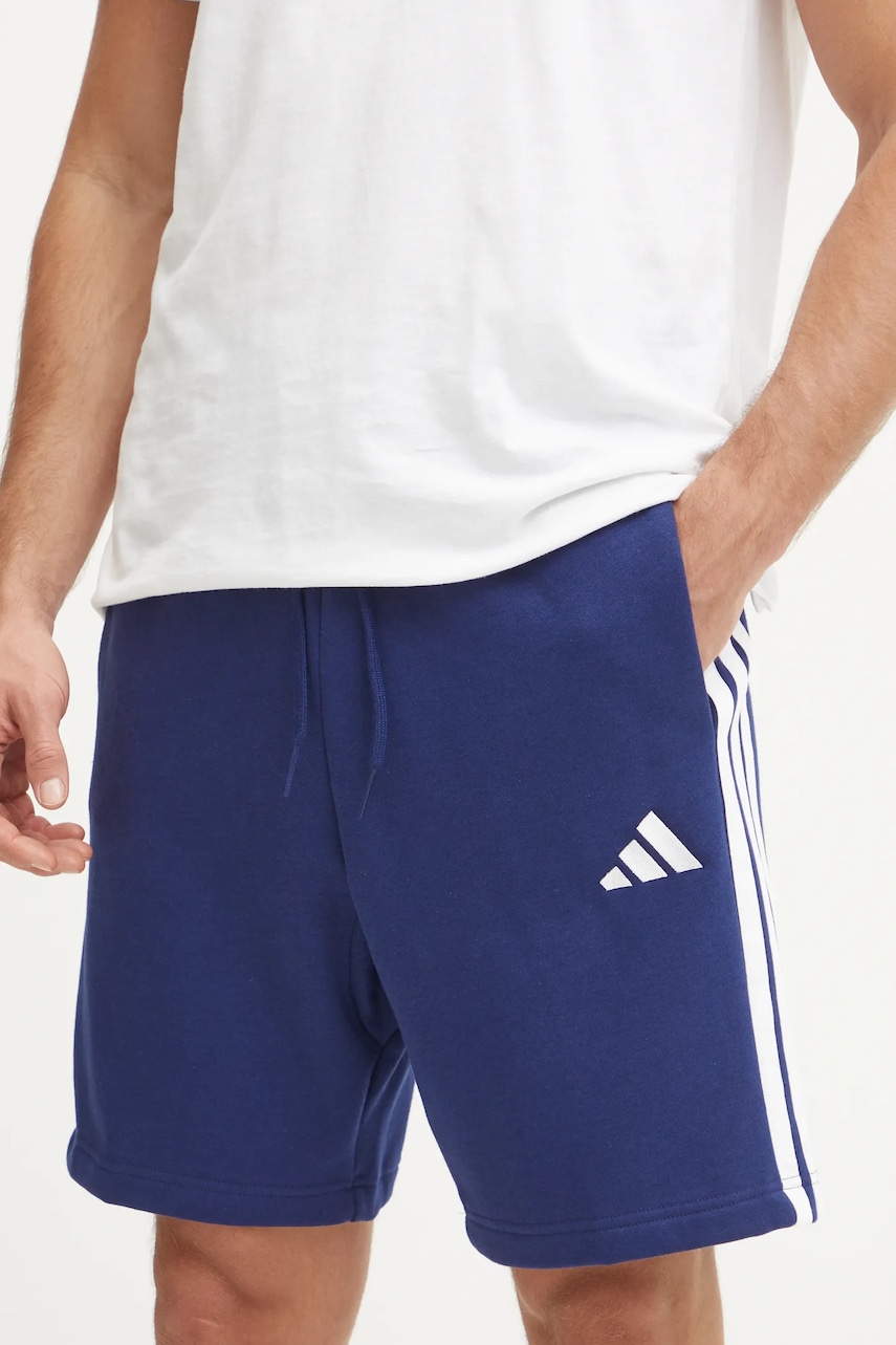 adidas pantaloni scurti Essentials barbati, culoarea albastru marin, JE8866 adidas pantaloni scurti Essentials barbati, culoarea albastru marin, JE8866