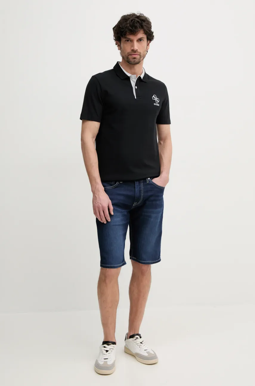 Джинсовые шорты Pepe Jeans SLIM GYMDIGO SHORT TRACK мужские цвет синий PM801075EE4 Джинсовые шорты Pepe Jeans SLIM GYMDIGO SHORT TRACK мужские цвет синий PM801075EE4