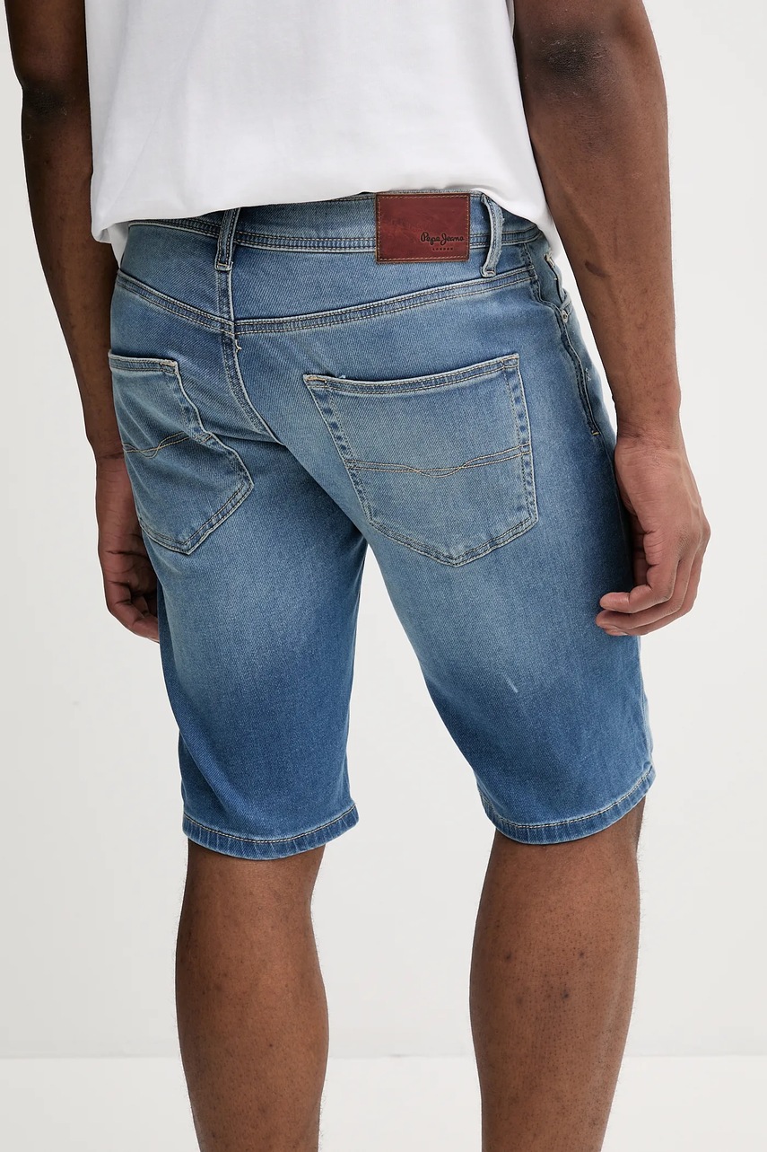 Džínové šortky Pepe Jeans SLIM GYMDIGO SHORT TRACK (obrázek 3)