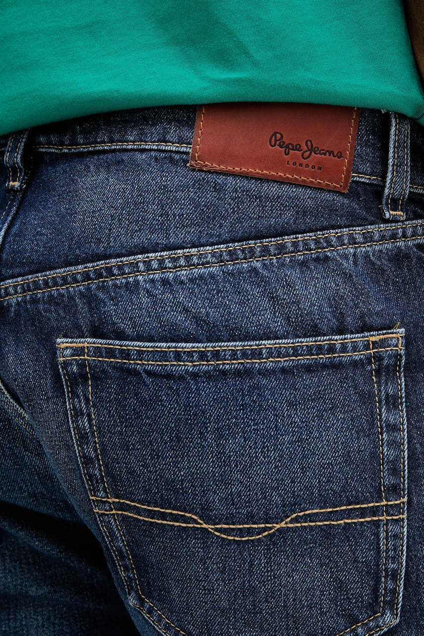 Rifľové krátke nohavice Pepe Jeans RELAXED SHORT CALLEN