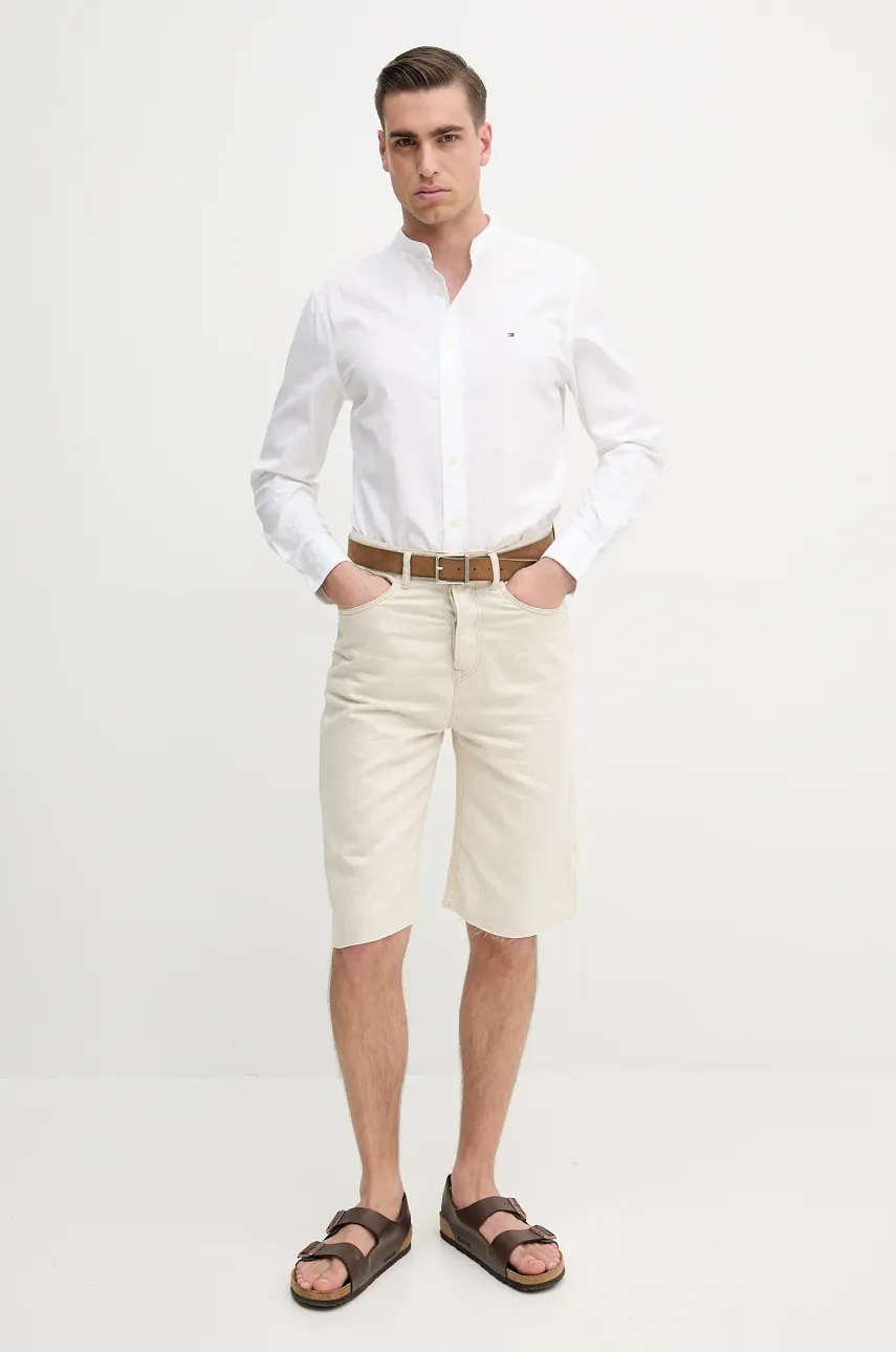 Джинсовые шорты Pepe Jeans BERMUDA SHORT ECRU мужские цвет бежевый PM801172 Джинсовые шорты Pepe Jeans BERMUDA SHORT ECRU мужские цвет бежевый PM801172