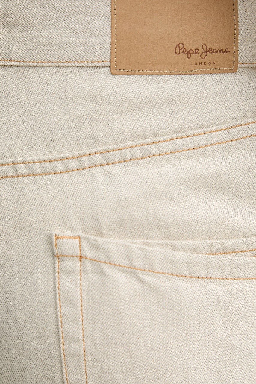Τζιν σορτς Pepe Jeans BERMUDA SHORT ECRU φωτογραφία
