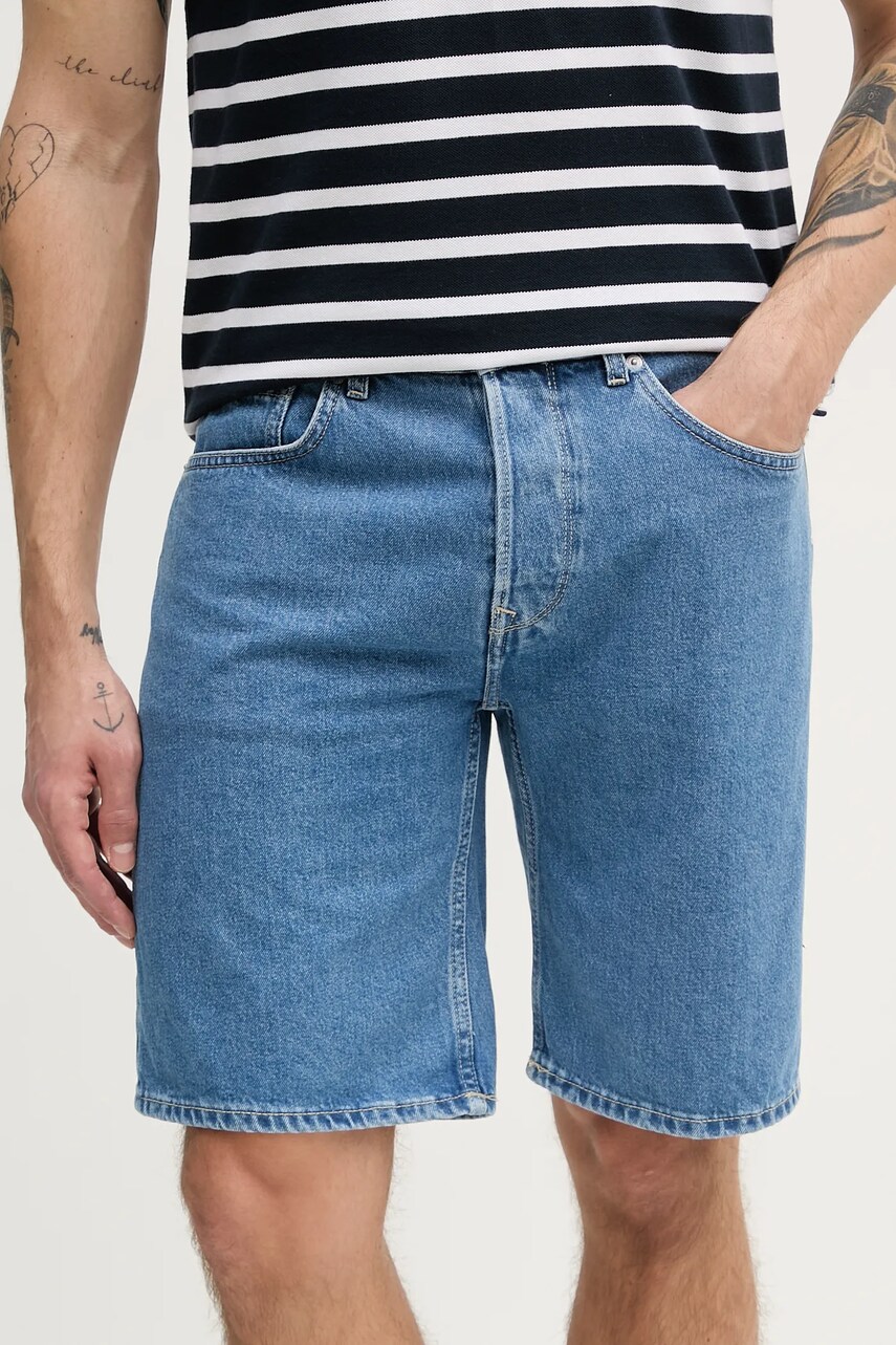 Pepe Jeans pantaloni scurti jeans LOOSE SHORT barbati, PM801176ND3