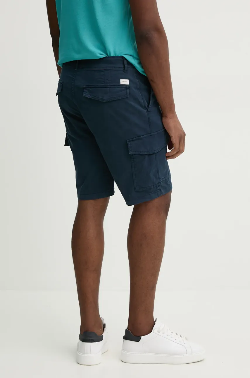 Шорты Pepe Jeans SEASONAL CARGO SHORT мужские цвет синий PM801179 Шорты Pepe Jeans SEASONAL CARGO SHORT мужские цвет синий PM801179
