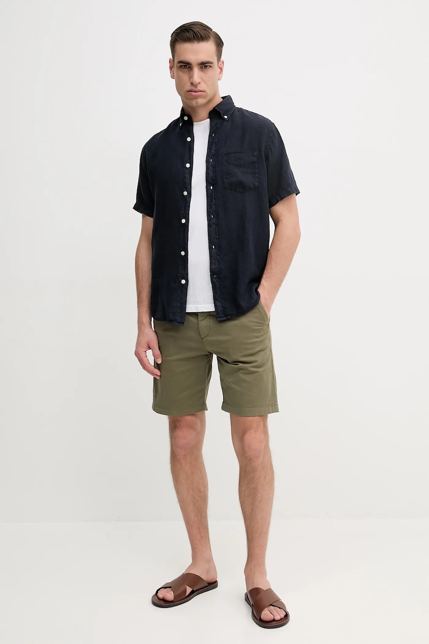 Шорты Pepe Jeans REGULAR CHINO SHORT мужские цвет зелёный PM801181 Шорты Pepe Jeans REGULAR CHINO SHORT мужские цвет зелёный PM801181