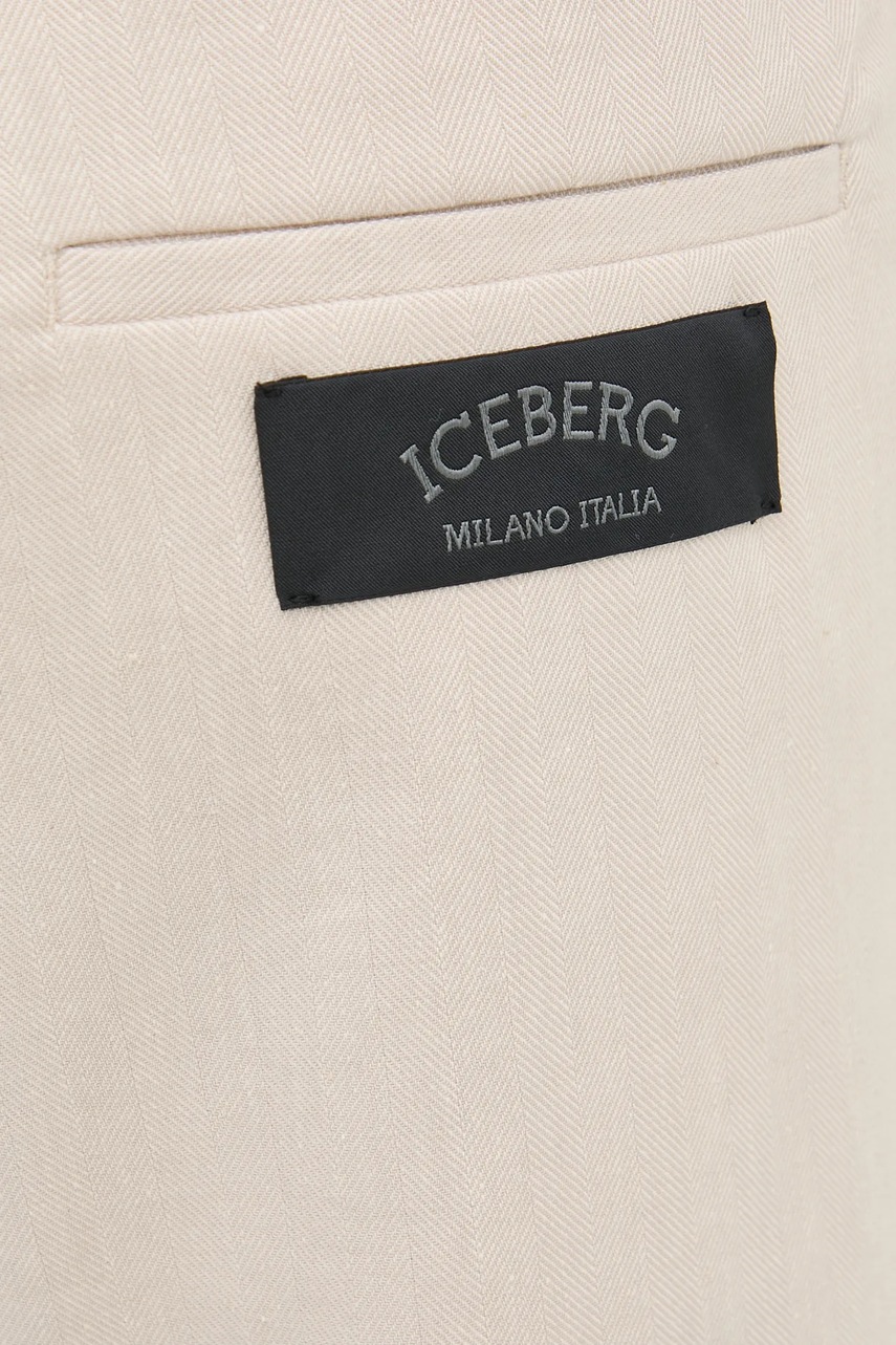 Šortky s prímesou ľanu Iceberg