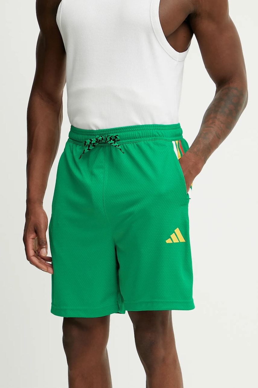 adidas pantaloni scurți Tiro culoarea verde, JC8055