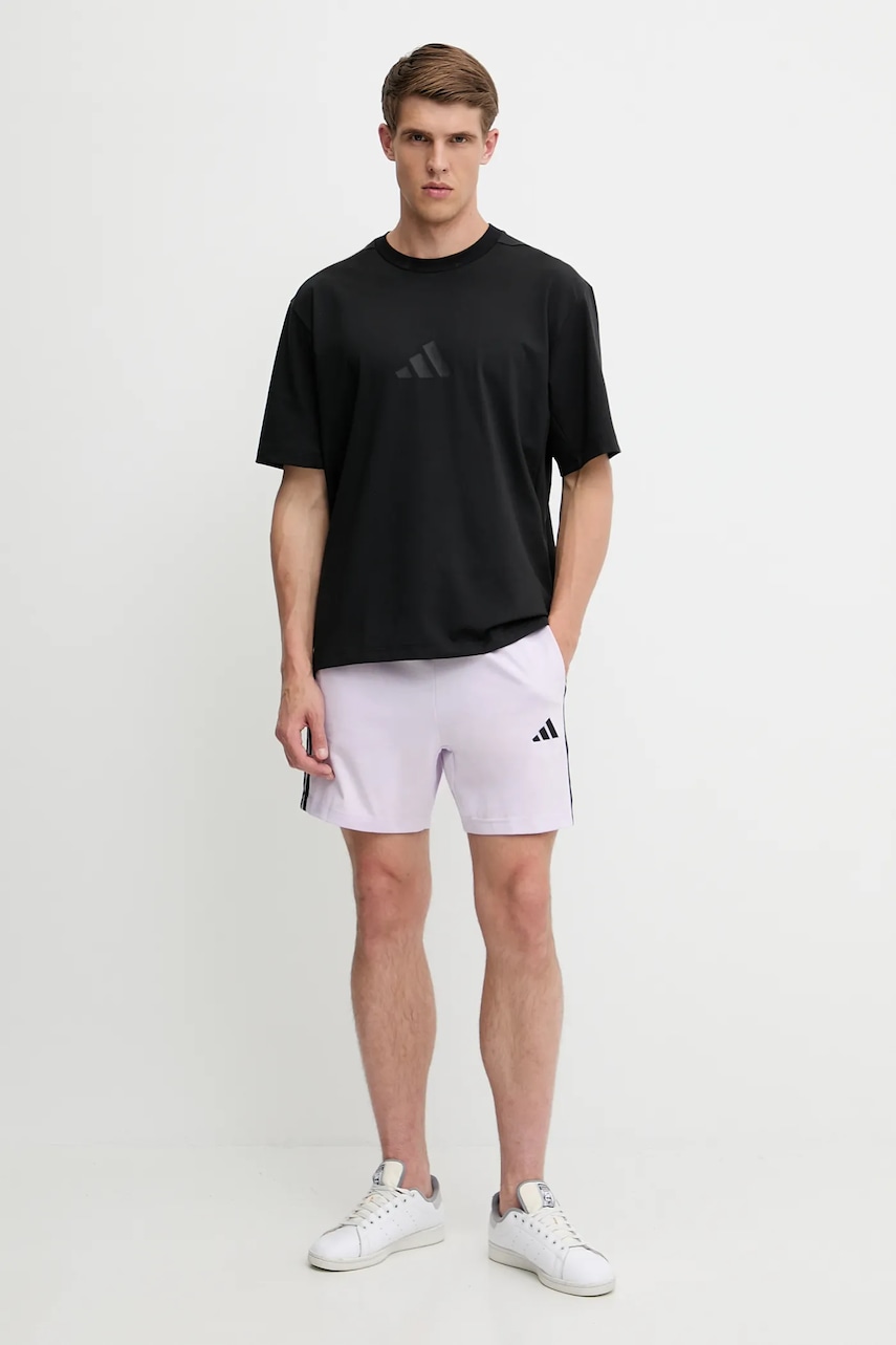 Шорты adidas Essentials цвет фиолетовый JE6424 Шорты adidas Essentials цвет фиолетовый JE6424