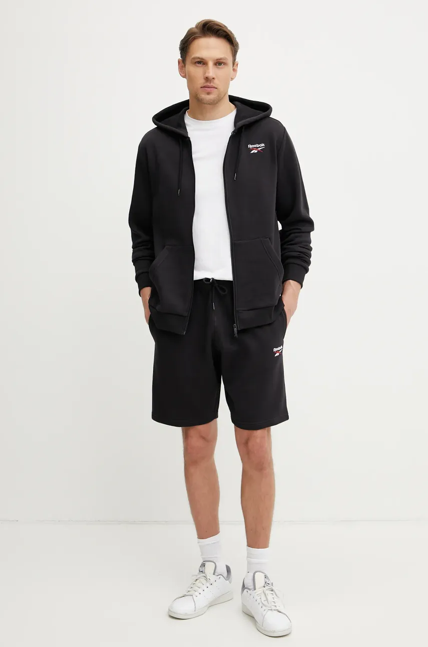 Шорты Reebok Classic мужские цвет чёрный 100221831 Шорты Reebok Classic мужские цвет чёрный 100221831
