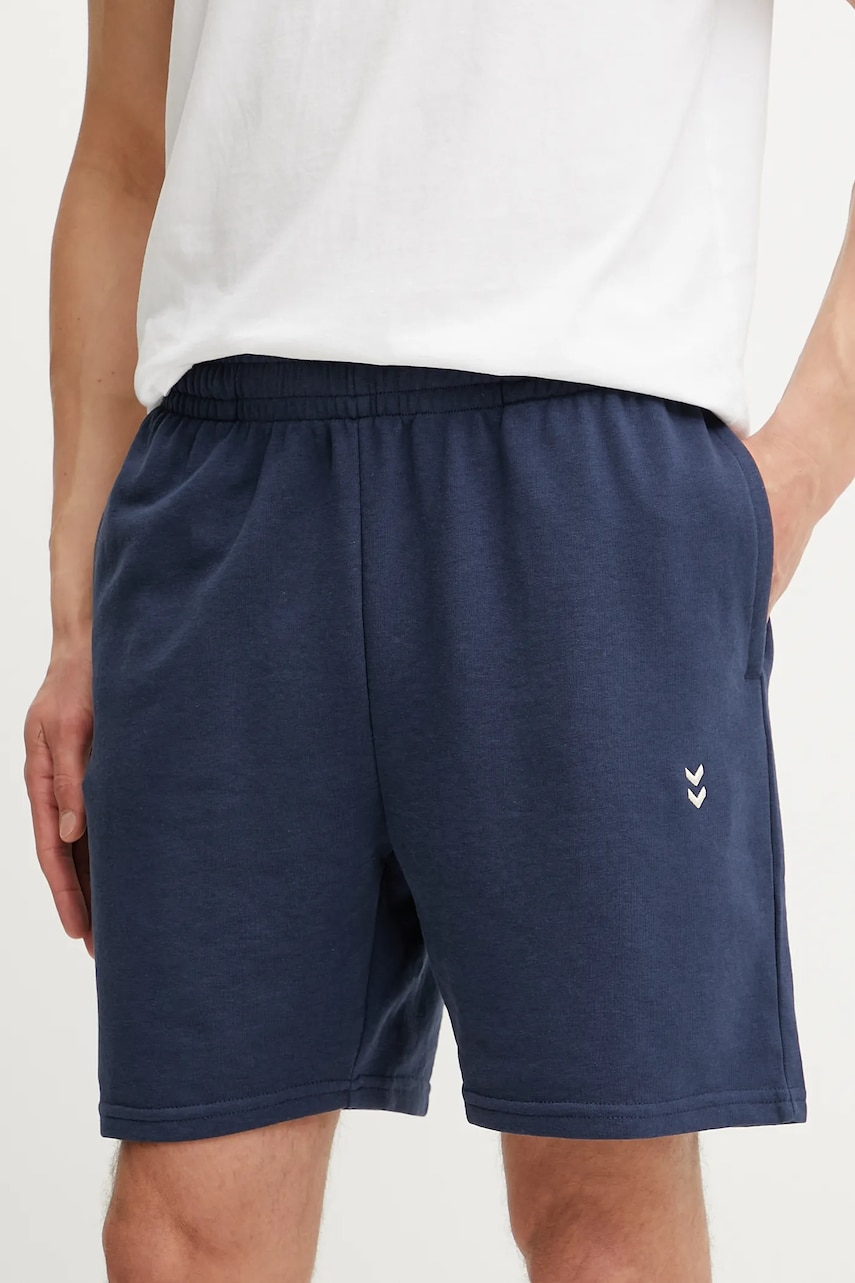 Hummel pantaloni scurti barbati, culoarea albastru marin, 229798 Hummel pantaloni scurti barbati, culoarea albastru marin, 229798
