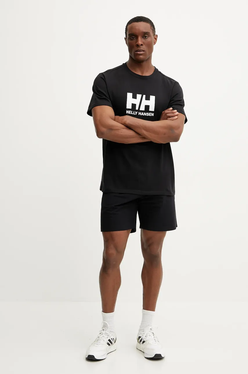 Хлопковые шорты adidas Originals Essential мужские цвет чёрный JD2460 Хлопковые шорты adidas Originals Essential мужские цвет чёрный JD2460