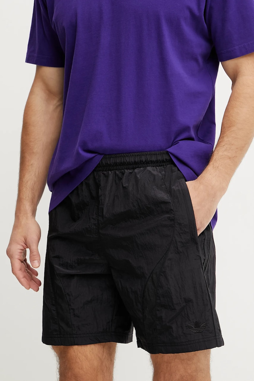 adidas Originals pantaloni scurti barbati, culoarea negru, JC6222 adidas Originals pantaloni scurti barbati, culoarea negru, JC6222