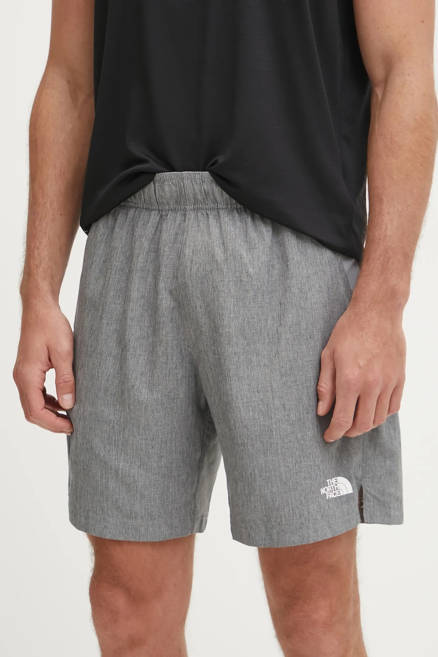The North Face pantaloni scurti sport 24/7 barbati, culoarea gri, NF0A3O1B4HJ1 The North Face pantaloni scurti sport 24/7 barbati, culoarea gri, NF0A3O1B4HJ1