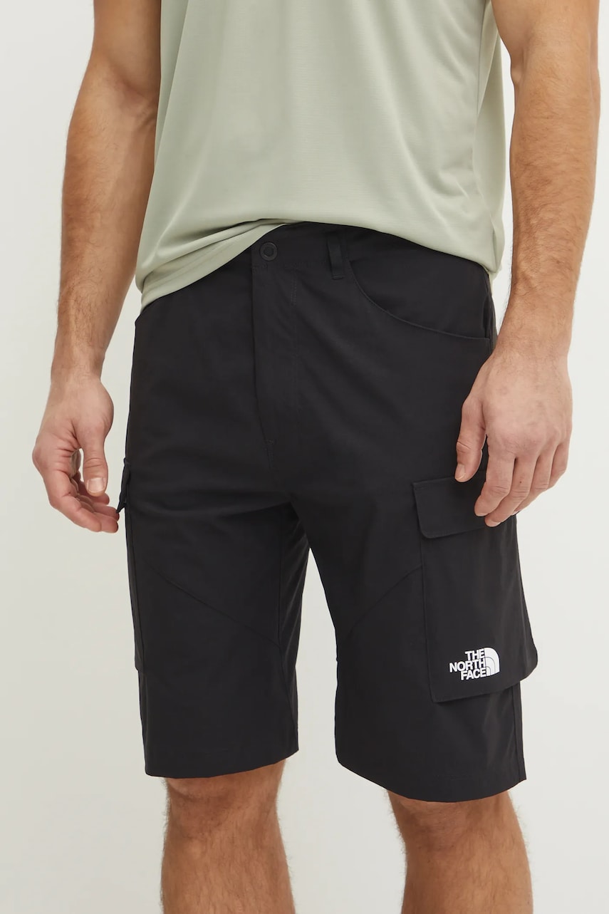 The North Face pantaloni scurți outdoor Exploration culoarea negru, NF0A8BGGJK31 The North Face pantaloni scurți outdoor Exploration culoarea negru, NF0A8BGGJK31
